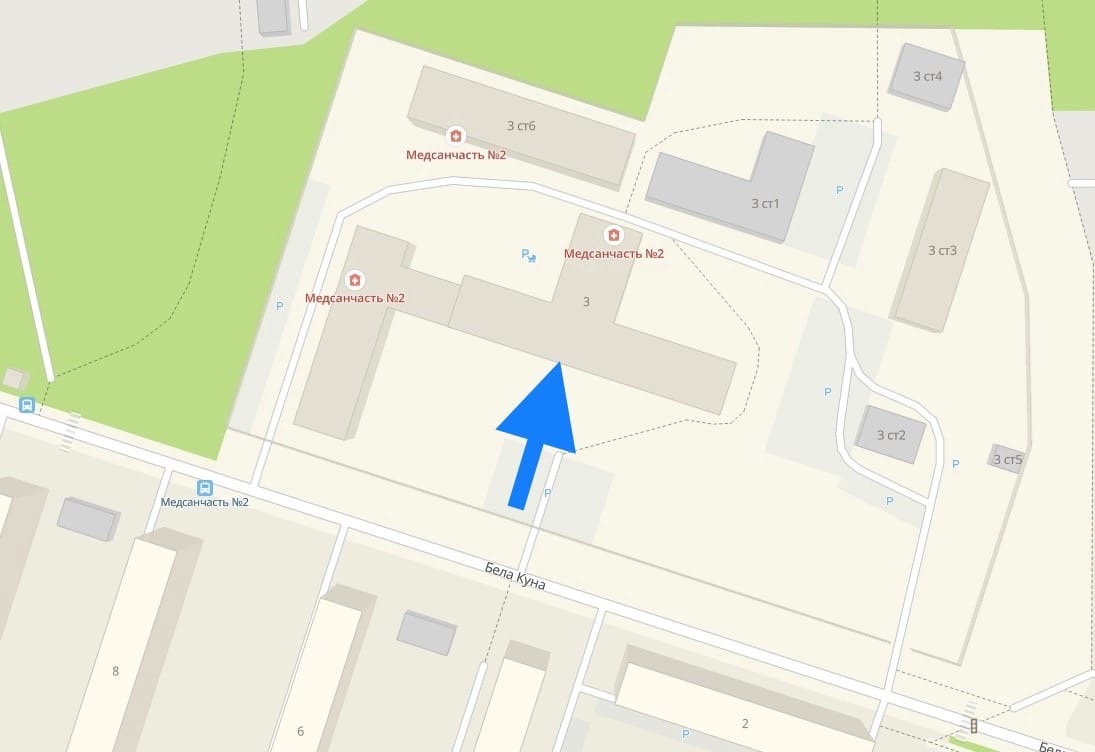 Центральный вход